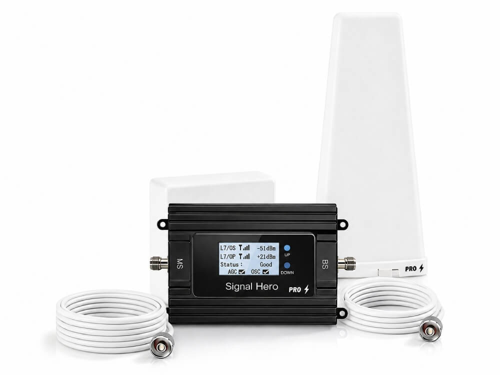 Signal Hero Core - Smart Meter booster kit with indoor and outdoor aerials and cables